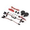 Ecoyin CNC LED Rear Tail Brake Side Spot Light Lamp for 1/5 Rc Car HPI ROVAN KM BAJA 5B 5SC Truck Parts (Red) view 3