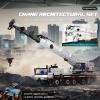 Mould King 17075 Crane Construction Set - Heavy-Duty Remote Control Truck Building Blocks for Adults, Realistic Engineering Toy with Motorized Functions, Creative Gift Collectors view 2