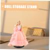 Abaodam Toy Figure Display Stand Doll Holder for 18 Inch Dolls Sturdy Pvc Material Easy to Use view 3