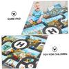 Holibanna 1set Traffic Game Mat for Educational Play Rug Traffic Signs Indoor City Building Area view 4