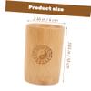 DECHOUS Bamboo Tube Hexagram Tool Divination Game Chinese Style Pot Buddhist Fortune-Telling Coin view 2