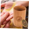 DECHOUS Bamboo Tube Hexagram Tool Divination Game Chinese Style Pot Buddhist Fortune-Telling Coin view 3