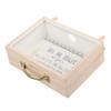 Abaodam Wooden Piggy Bank for Boy Girl Large Capacity Clear Coin Holder Educational Money Saving Box and Safe Material for Developing Savings Habits view 1