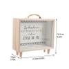 Abaodam Wooden Piggy Bank for Boy Girl Large Capacity Clear Coin Holder Educational Money Saving Box and Safe Material for Developing Savings Habits view 2