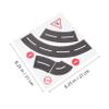 DIYEAH 10pcs Car Funny Stickers Road Sign Traffic Signs for Bedroom Boys and Girls Educational Playroom Decorative Stickers view 2