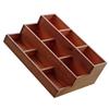 SOLUSTRE 9grid Crafts Display Stand Toy Model Display Rack Wood Shelf for Collections view 1