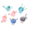 Toddmomy 6sets Mini Garden Tools Mini Gardening Kit Kettle Shovels and Bucket for Boys and Girls and Planting Activities view 1
