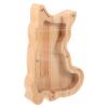 Abaodam Cute Wooden Dog Coin Bank Animal Shape Money Saving Box for Boy Girl Unique Home Decor Material for Teaching view 1