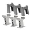 Sosoport 6pcs Train Track Bridge Support for Enhanced Stability Railway Toy Accessories Compatible with Thomas Friends Safe and Decorative Supports view 1