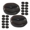 ADOCARN 1pack Faux Coffee Beans Simulation Model for DIY Crafts and Decoration Realistic Artificial Coffee Bean Prop for Home Kitchen and Party Use view 1