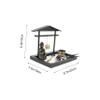 Cabilock 1set Zen Sand Table Decoration Resin Microlandscape Artware for Home Office Meditation for Friends Family Relieves Stress Promotes Relaxation view 2