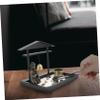 Cabilock 1set Zen Sand Table Decoration Resin Microlandscape Artware for Home Office Meditation for Friends Family Relieves Stress Promotes Relaxation view 4