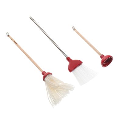 BESPORTBLE 1set Miniature Cleaning Tools Dollhouse Realistic Broom Mop and Toilet Plunger for Spaces and Dollhouse Decor and Easy to Maintain Accessories