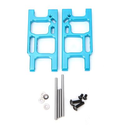 EVTSCAN Aluminum Alloy Rear Swing Arm Set Performance Upgrade for RC Vehicle Model Toy (Blue BE6015B)
