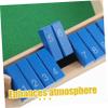 Kisangel Board Game Screen Table 6-Sided Flip Table Felt Covers Great for Christmas Drinking Games Ktv Bars and Social Gatherings view 3
