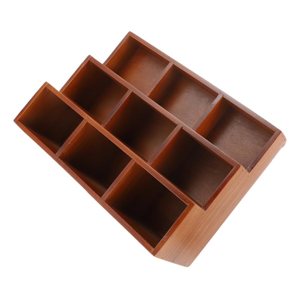 Happyyami 9grid Expandable Display Rack Strong Load-bearing Wood Toy Model Display Stand for Home
