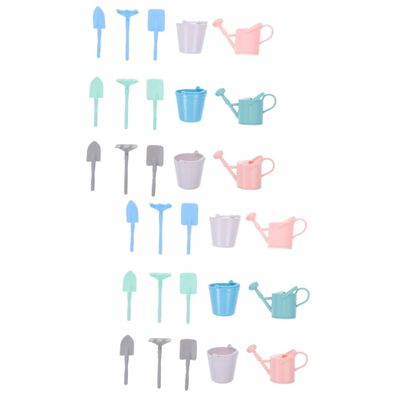 Yardwe Mini Gardening Tools Kit 15pc Set Mini Shovel Watering Can Rake for Boys and Girls