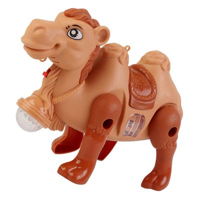 BESTonZON Glowing Rope Camel Toy Walking Camel Boys and Girls Birthday Electric Toy