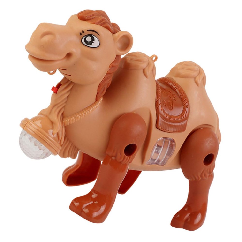 BESTonZON Glowing Rope Camel Toy Walking Camel Boys and Girls Birthday Electric Toy