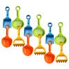 Gogogmee Boys and Girls Beach Shovel Toys Set 12-Piece Plastic Set Digging Shovels Rake Sifter Safe for Little Ones Random view 1