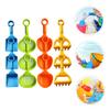 Gogogmee Boys and Girls Beach Shovel Toys Set 12-Piece Plastic Set Digging Shovels Rake Sifter Safe for Little Ones Random view 2
