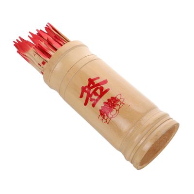 ERINGOGO Bamboo Divination Chinese Fortune Telling Game Lucky Charms Handmade Divination Sticks Prop for Feng Shui