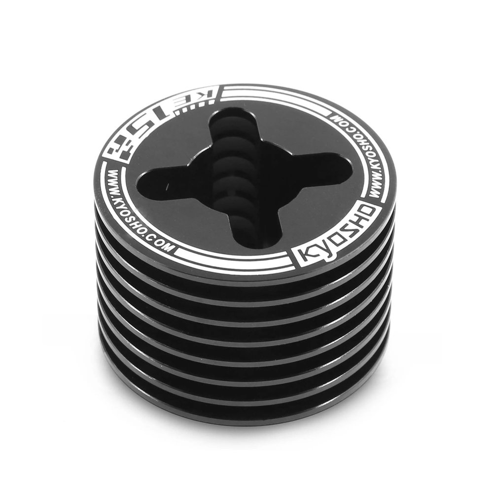YRhXAF Metal Engine Heatsink KE15SP 74033-01 Compatible with FW06 1/10 RC Car Upgrade Parts Spare Accessories