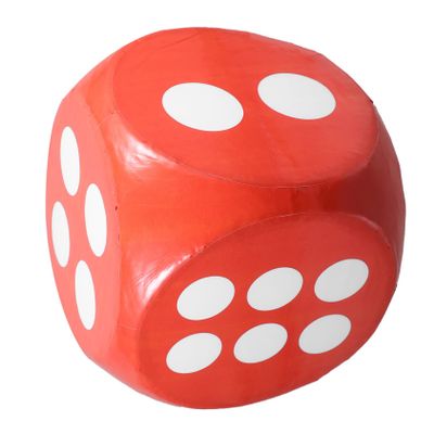 BESTonZON 1pc Giant Foams Dice Orange Jumbo Game Props for Parties Fun Activities and Educational Use Versatile Huge Dice for Lottery Games and Events