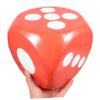 BESTonZON 1pc Giant Foams Dice Orange Jumbo Game Props for Parties Fun Activities and Educational Use Versatile Huge Dice for Lottery Games and Events view 3