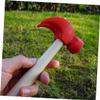 Toddmomy 3pcs Wooden Hammer Toy Natural Wood Maintenance Tools for Boy Girl Interactive Parent-boy Girl Plaything Safe and with Smooth Finish for Creative DIY Skills Development view 2