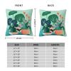 SSIULUS Indoor Cartoon Potted Green Plants Double Sided Plush Pillowcase Decorative Sofa Pillow Cover, Print for Elegant Home Dcor view 4