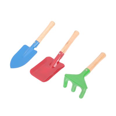 POPETPOP 1set Boy Girl Gardening Tool Metal Mini Shovel Rake Trowel for Planting Weeding and Soil Loosening and Boy Girl-Friendly Gardening Tools for Outdoor Fun