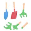 POPETPOP 1set Boy Girl Gardening Tool Metal Mini Shovel Rake Trowel for Planting Weeding and Soil Loosening and Boy Girl-Friendly Gardening Tools for Outdoor Fun view 3