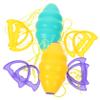 Abaodam 2pcs Hand-Pulled for Boys and Girls Toy for Cooperative Play Develops Coordination and Teamwork Skills Lightweight and Safe Design Yellow and Green view 1