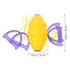 Abaodam 2pcs Hand-Pulled for Boys and Girls Toy for Cooperative Play Develops Coordination and Teamwork Skills Lightweight and Safe Design Yellow and Green view 4