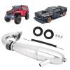 Engine Exhaust Pipe, Aluminum Alloy Sturdy Anti Deformation for RC 1/8 Remote Control Oil Car with Clamp No Drilling Required view 2