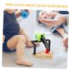 Abaodam Train Toy Crane for Boys and Girls Pretend Crane Model Construction Toys Boys and Girls view 3