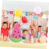 PRETYZOOM Pinata Favors Reveal Sweets Pool Pride Decorations Hen LED Light Pastel Birthday Decorations Groovy Plates Race Car Party Bags Birthday Watermelon Paper view 3