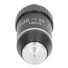 100X Magnification Microscope Objective Lens Replacement, High Power Lens with Standard 20.2mm Interface, Brass Material, Spring Protection Device, High Light Transmittance view 3