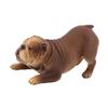 ABOOFAN Plastic Bulldog Figurine Dog Model Realistic Simulation Dog Decor for Boys and Girls Imaginative Play Educational for Birthdays Holidays view 1
