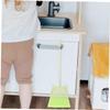 Happyyami 2 Pcs Kids Broom Set Soft Broom Dustpan Toddler Cleaning Compact Design Child Size for Play view 4