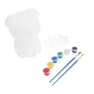 Abaodam Unfinished Piggy Bank Boys and Girls Paint Creative Dog Shape Money Box Boys and Girls Toys