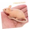 Abaodam 2pcs Realistic Mouse Model Toy for Boys and Girls Pet Mouse Toys Rats Indoor Decor Party Pranks view 2