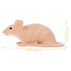 Abaodam 2pcs Realistic Mouse Model Toy for Boys and Girls Pet Mouse Toys Rats Indoor Decor Party Pranks view 3