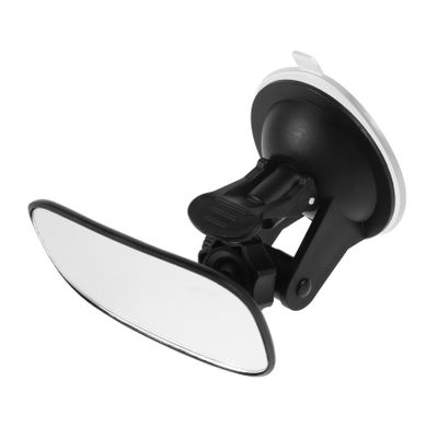 Hoement Adjustable Suction Cup Observation Mirror for Rear Facing Car Seats Wide Angle View for Safe Travel Boy Girl and Pets Easy to Install Crash Tested