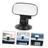 Hoement Adjustable Suction Cup Observation Mirror for Rear Facing Car Seats Wide Angle View for Safe Travel Boy Girl and Pets Easy to Install Crash Tested view 4