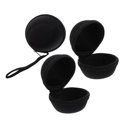 GLEAVI 3pcs Eva Gyro Ball Storage Case Zipper Hard Shell Protection for Travel
