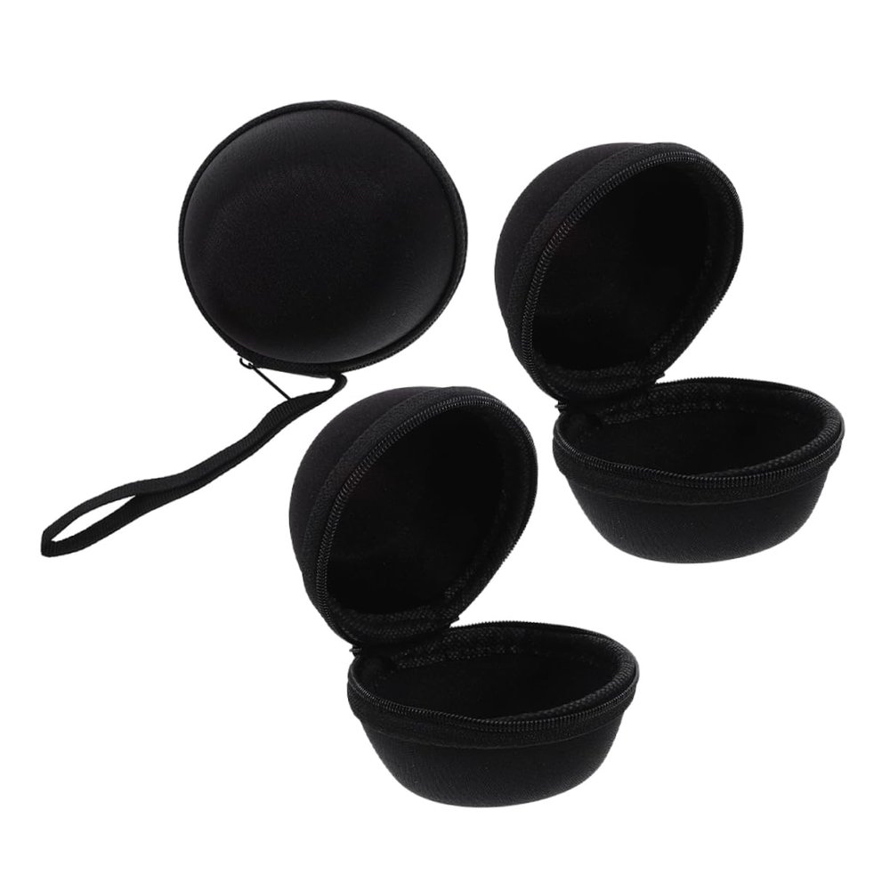 GLEAVI 3pcs Eva Gyro Ball Storage Case Zipper Hard Shell Protection for Travel