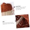 VANZACK Mini Rattan Bag for Boys and Girls Handheld Rattan Pouch Photography Prop Creative and Design for Boy Girl's Photo Shoots for Playtime and Dress-up view 2