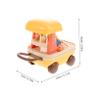 DECHOUS 1set Ice Cream Stand Playset for Boys and Girls Miniature Dessert Cart Toy Interactive Safe Materials Compact Design for Dollhouse Accessories view 2